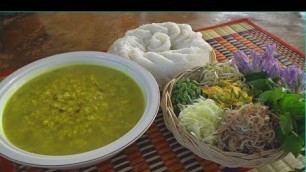 'Home Made Cambodian Noodle Khmer Style'