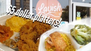 '$5 Soul Food Platters!! Salmon, Fried fish, Fried chicken, baked mac and cheese and much more!'