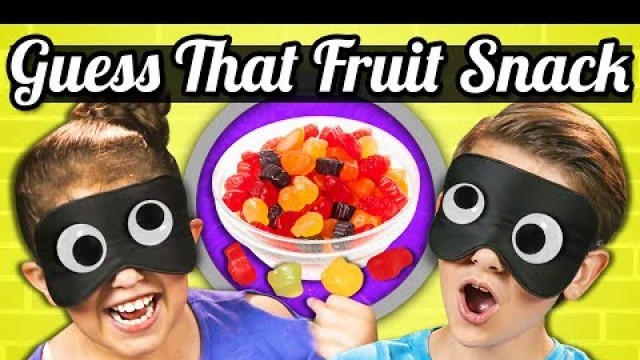 'GUESS THAT GUMMY CHALLENGE | Kids vs. Food'