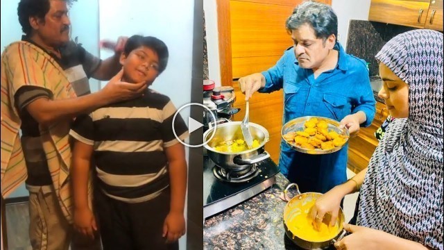 'comedian Ali cooking at home | Ali house inside view / Ali family fun moments'