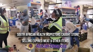 'South African Health Inspectors Bust Indian Store Owners Selling Expired Meat & Illegal Cigarettes'