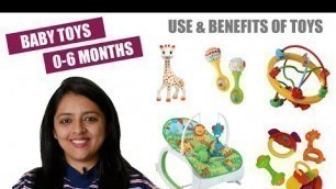 'बच्चों के लिए खिलोने || BABY TOYS FOR 0-6 MONTHS'