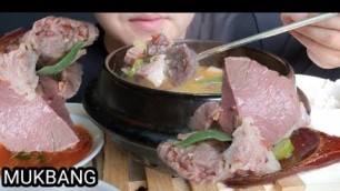 'ASMR 뜨끈한 순대국밥 먹방  MUKBANG Hot Sundae Rice Soup  SUNDAE GUKBAP KOREA FOOD HYEOKASMR'