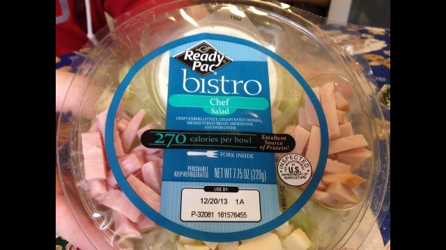 'Ready Pac Bistro: Chef Salad Food Review'