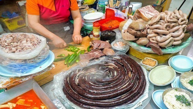 '대구를 주름잡은 암뽕순대 아지매 SUNDAE / Korean street food'