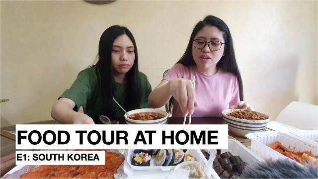 'Trying Tteokbokki and Sundae | Food Tour at Home E1: South Korea'