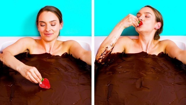 '20 CRAZY CHOCOLATE HACKS || DIY CHOCOLATE DECOR AND RECIPES'