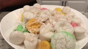 'Khmer Food: Steamed Rice Cake'