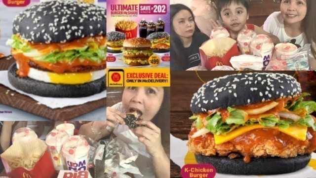 'MCDONALDs KOREAN BURGERS | TASTE OF KOREA KBURGERS | BIG MAC | STRAWBERRY BANANA SUNDAE | HAPPY MEAL'