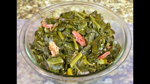 'Soul Food Collard Greens Recipe - Collard Greens with Smoked Turkey'