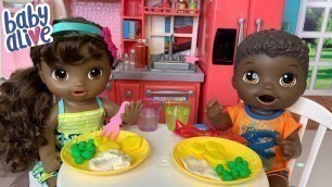 'Baby Alive Dinner Night Routine Play Doh Dinner'