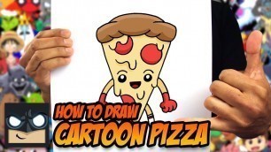 'How to Draw A Cartoon Pizza'