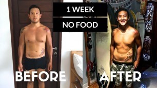 'I ate NOTHING for a week !'