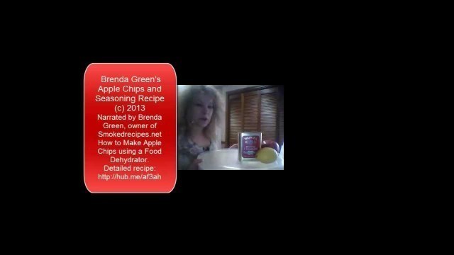 'Apple Chips How to Make Apple Chips in a Food Dehydrator'