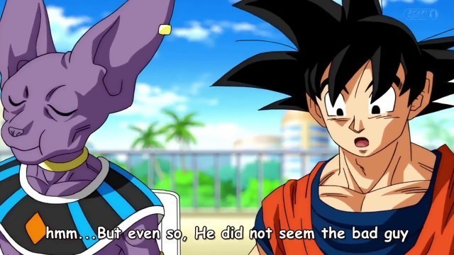 'Beerus Vs Goku Mini Food Fight English Sub !'