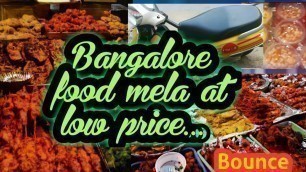 '#foodmela #bangalore frazer town ramadan vlog 2019 with bounce rental bike_tamil'