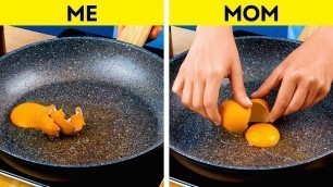 'Me VS Mom || Simple Cooking Tricks That Will Save Your Time!'