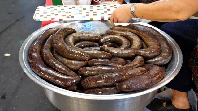 '대왕 찹쌀 순대 할머니, 2시간이면 완판! / Korean Blood Sausage, Sundae / Korean street food'