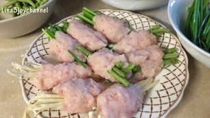 'Khmer food /Cambodian fried fish paste with veggies'