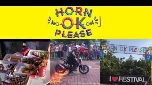 'DELHI Biggest Food Festival || HORN OK PLEASE || [KTM STUNT SHOW]'