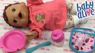 'Feeding Baby Alive Changing Time Doll Olivia'