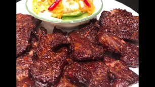 'Khmer Food -Beef Jerky ងាតគោខ្មែរ'