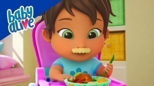 'Baby Alive Official ⭐️ Yes Yes, Babies Eat Healthy Vegetables 