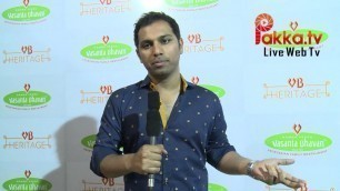 'Comedian Actor Mayilsamy VB heritage food launch at Mylapore'