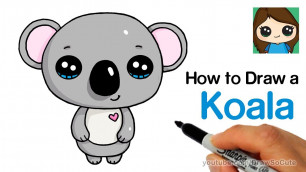 'How to Draw a Koala Super Easy and Cute'