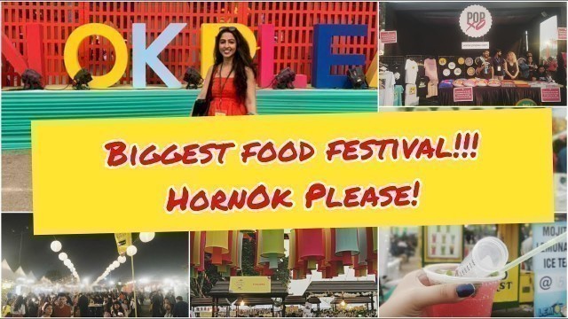 'Biggest Food Festival | HornOk Please Festival | Delhi Food Festival'