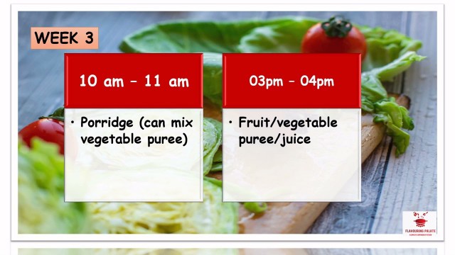 'Baby Food - 6 months old baby food routine-Flavouring Palate'