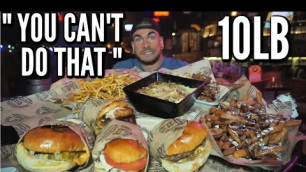 'INSANE 10LB BURGER CHALLENGE (UNDEFEATED) IN ATLANTA GA | The Stallone Challenge | Man Vs Food'