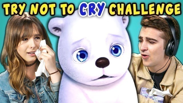 'College Kids React To Try Not To Cry Challenge: Saddest Animations'