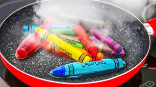 'AMAZING RECIPES WITH CRAYONS TO DECORATE YOUR HOME'