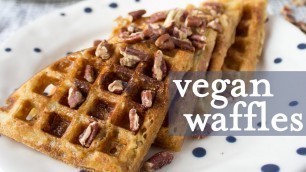 'Vegan Buttermilk Waffles | Vegan Soul Food'