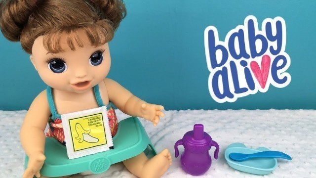 'Feeding Baby Alive Happy Hungry Baby Sophie Banana Doll Food'