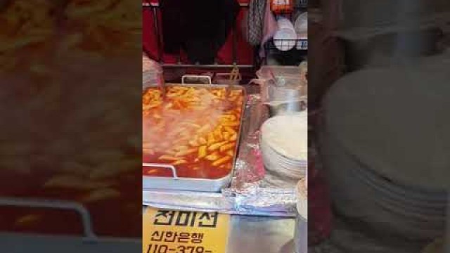 'TTEOKBOKKI,SUNDAE -Korean Street Food #shorts'